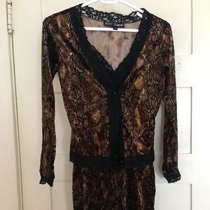 Dress / cardigan set